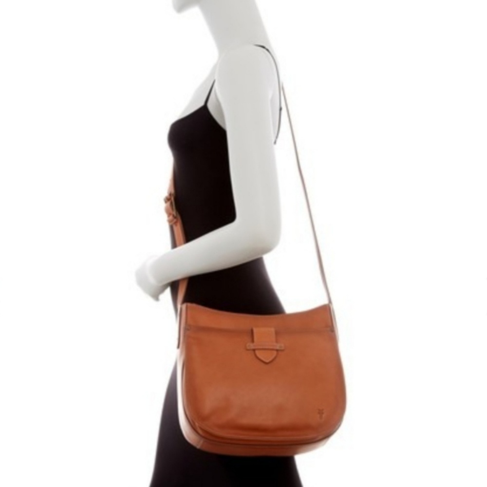 Frye Olivia Large Leather Crossbody Bag-Dusty Rose - Picture 4 of 7